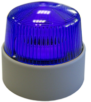 Blitzleuchte Typ 770, blau Standardlinse,für 12-24V AC/DC 