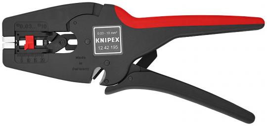 Knipex Abisolierzange 195mm SB 0,3-10mm², selbstanpassend 