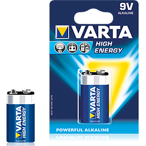 VARTA HIGH ENERGY Batterie E-Block (9V-Block) ohne Blister 