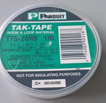 Panduit TTS-20R0 Haken & Loop 20' Roll 6,10m x 19,05mm 