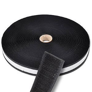 VELCRO Klett-Flauschband L: 25 m, B: 25mm, schwarz 