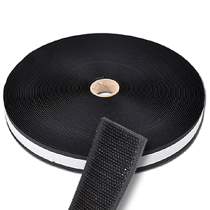 VELCRO Klett-Hakenband L: 25 m, B: 25mm, schwarz 