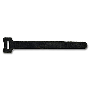Klett-Kabelbinder 125 x 12mm schwarz, Bündelung 30mm, 