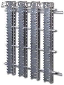 offener Wandverteiler, mit LSA Montagekanäle, WVML 3/600 