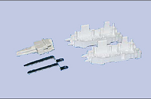 LSA-PLUS Steckerbausatz 2/1x2-polig für 1DA, grau, 