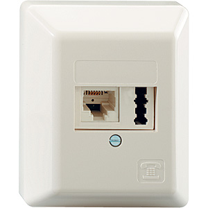 Kombinations-Anschluß-Einheit IAE/UAE 8(6)-TAE 6 F+N,  aP 