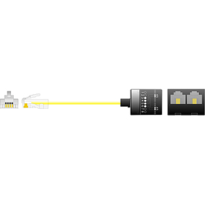 UAE-Adapter WE8(4) - WE8/WE8 Stecker 1/2 auf Buchse(1) 4/5 