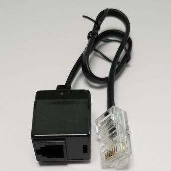 Reduzieradapter RJ45-Stecker (8p4c) auf RJ10-Buchse (4p4c) 