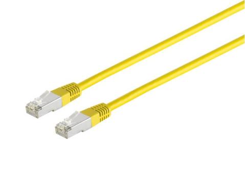Patchkabel Cat.5e F/UTP - gelb - 15,0m gelb | 15,0m