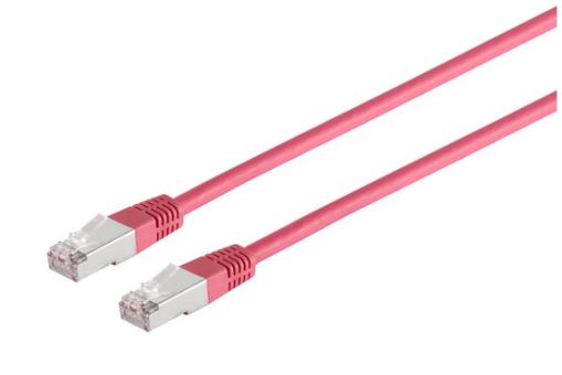 Patchkabel Cat.5e F/UTP - magenta - 15,0m magenta | 15,0m
