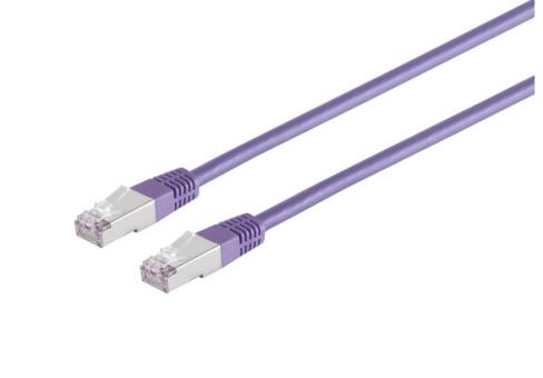 Patchkabel Cat.5e F/UTP - violett - 10,0m violett | 10,0m