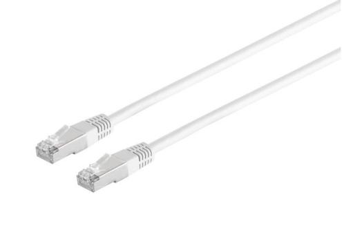 Patchkabel Cat.5e F/UTP - weiss - 1,0m weiss | 1,0m