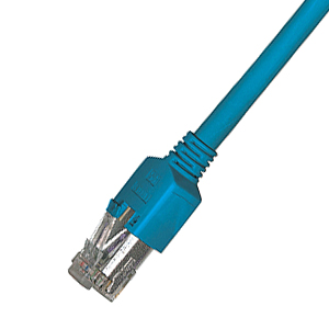 Patchkabel Cat.5E 5m, blau, UTP 