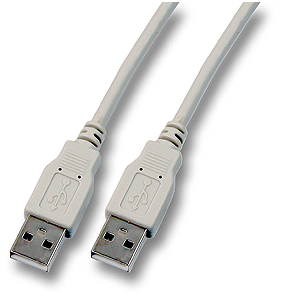 USB 2.0 Anschlußkabel 1,8m Typ A Stecker - Typ A Stecker 