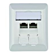 Anschlussdose AMJ45 8/8 K AP Cat.6A (tiefgestellt), 