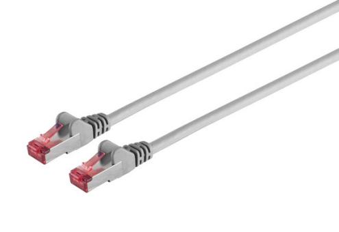 Patchkabel CAT6A S/FTP PIMF LSZH - grau - 0,25m grau | 0,25m