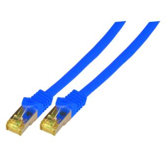 Cat.6A Patchkabel, Cat.7 Rohkabel,, - blau - 10,0m blau | 10,0m