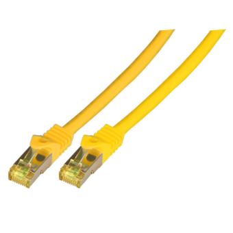 Cat.6A Patchkabel, Cat.7 Rohkabel,, - gelb - 3,0m gelb | 3,0m