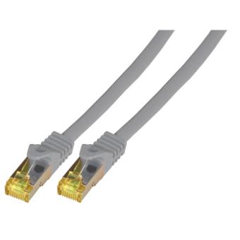 Cat.6A Patchkabel, Cat.7 Rohkabel,, - grau - 20,0m grau | 20,0m