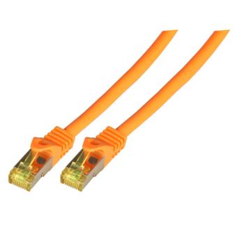Cat.6A Patchkabel, Cat.7 Rohkabel,, - orange - 10,0m orange | 10,0m