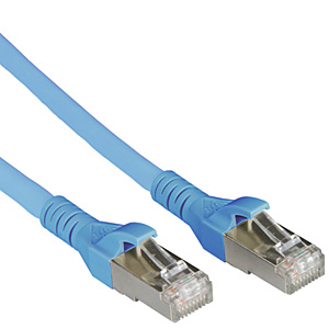 MC Patchkabel Cat.6A 10GBit Länge: 0,5m / Farbe: blau 