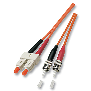 LWL-OM2-Duplex-Verbinder 15,0m 50/125µm, SC-ST, 