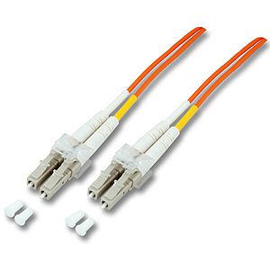 LWL-OM1-Duplex-Verbinder 2,0m 62,5/125µm, LC - LC, 