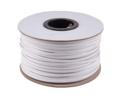 Anschlußleitung LiYY 4-adrig D-Form, weiss 100m Papp-Spule 