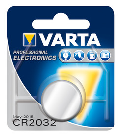 VARTA Knopfzellenbatterie Electronics CR2032 Lithium 