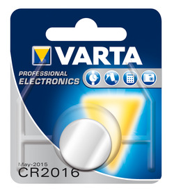 VARTA Knopfzellenbatterie Electronics CR2016 Lithium 