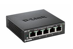 D-Link DES-105 5-Port Layer2 Fast Ethernet Switch 