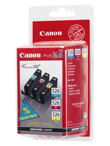 Canon Tintenpatronen CLI-526Z Multipack (C/M/Y) 