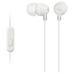 SONY In-Ear Kopfhörer mit Fernbedienung MDR-EX15APW, Weiß 