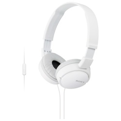 SONY faltbarer Kopfhörer m Headsetfunktion MDR-ZX110AP Weiß 