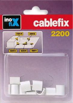 Inofix Cablefix Verbindungen für 2200 Kanäle (5,5x5mm) weiß 