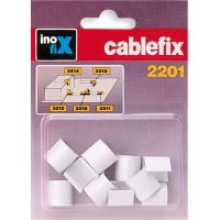 Inofix Cablefix Verbindungen für 2201 Kanäle (8x7mm) weiß 