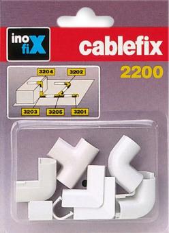 Inofix Cablefix Verbindungen Eck-und T-Stücke für 2200 Kanal 