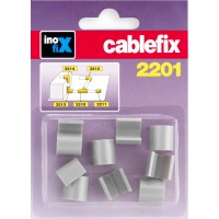 Inofix Cablefix Verbindungen für 2201 Kanäle (8x7mm) silber 