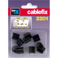 Inofix Cablefix Verbindungen für 2201 Kanäle (8x7mm) schwarz 