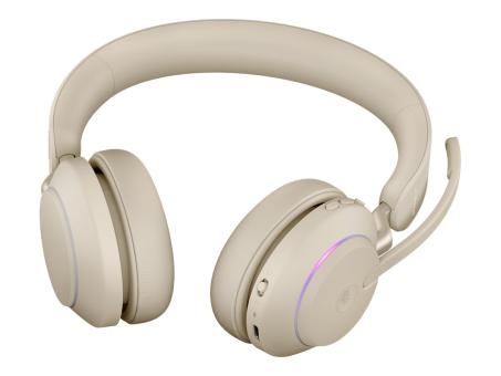 JABRA Evolve2 65 Stereo UC USB-A Bluetooth beige 