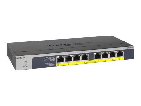 NETGEAR Switch Unmanaged 8 Port Gigabit POE / POE + 