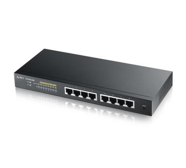 GS1900-8HP - Switch - Smart - 8 x 10/100/1000 (PoE+) 