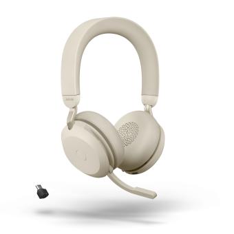 JABRA Evolve2 75 Stereo UC (USB-C) Bluetooth beige 