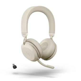 JABRA Evolve2 75 Stereo MS (USB-C) Bluetooth beige 