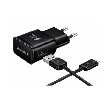 Samsung EP-TA200EBE USB Adapter + Micro-USB kabel Schwarz 