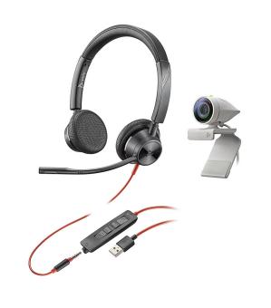 Poly Studio P5 USB HD Webcam Bundle mit Blackwire C3325 