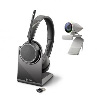 Poly Studio P5 USB HD Webcam Bundle mit Voyager 4220 