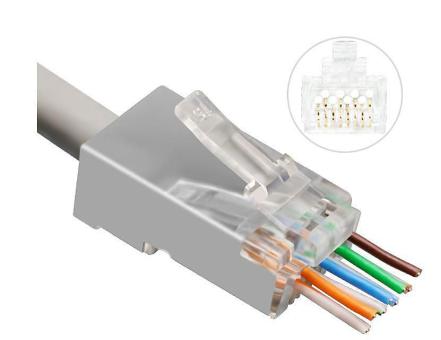 Lanview Easy-Connect RJ45 Cat. 6A / Cat. 7 STP Stecker für 