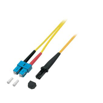 LWL-OS2-Duplex-Verbinder 10,0m 9/125µm, MTRJ - SC 
