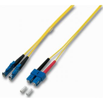 LWL-OS2-Duplex-Verbinder 1,0m 9/125µm, E2000® - SC 